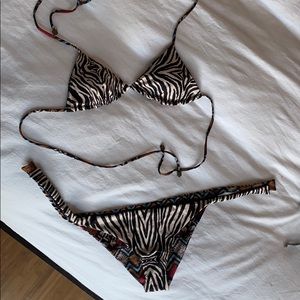 Masquenada Doble sided bikini with cover up pants